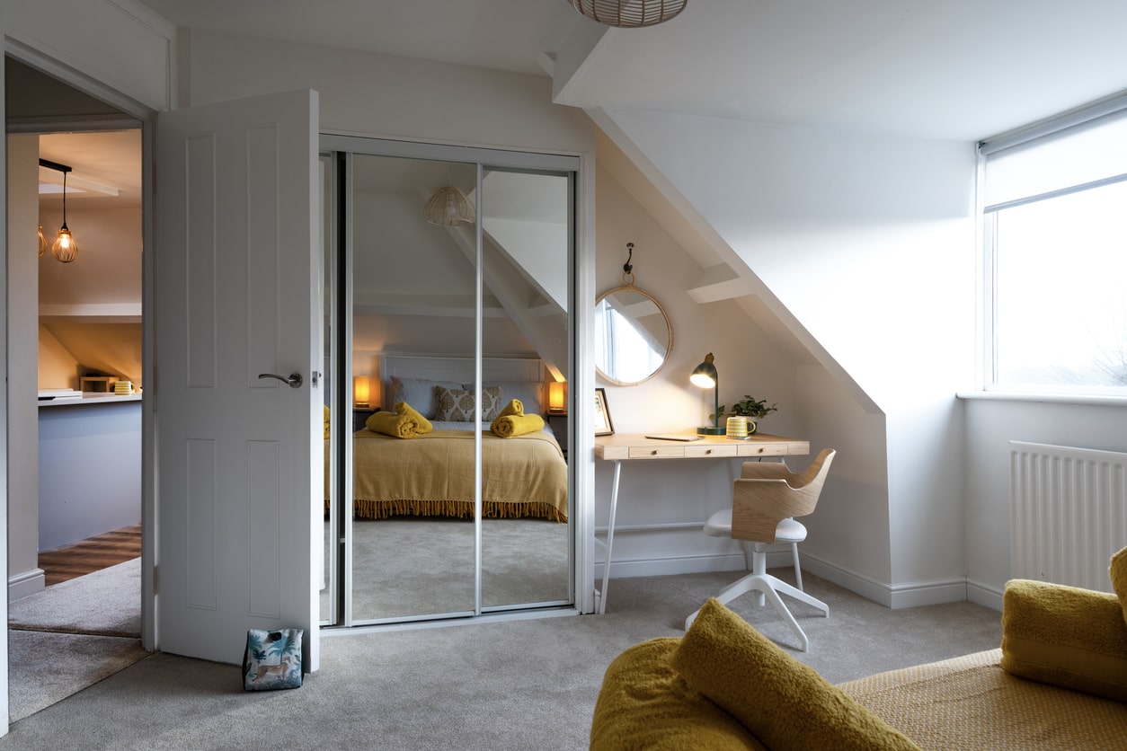 garage into bedroom